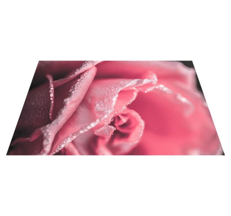 Tapis en vinyle rose incroyable pour salle à manger - TenStickers