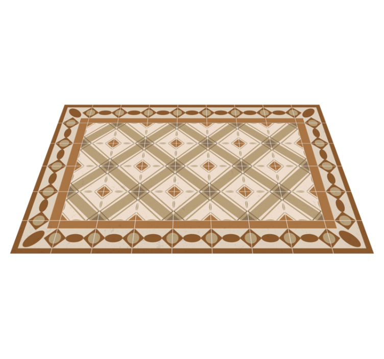 tapis vinyle Carreaux portugais - TenStickers