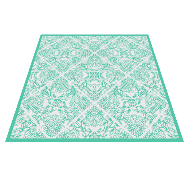 Tapis chambre Design ornemental - TenStickers