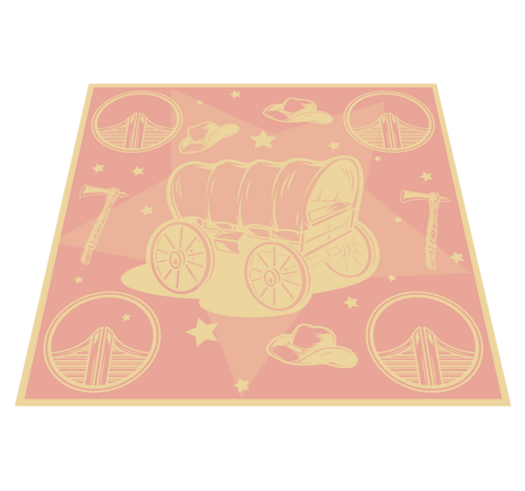 Tapis vinyle chambre bébé motifs doux et colorés - TenStickers