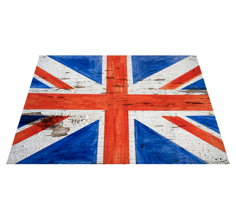 tapis vinyle moderne Drapeau britannique de style urbain - TenStickers