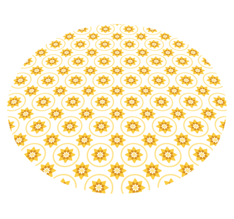 tapis vinyle moderne Soleil - TenStickers