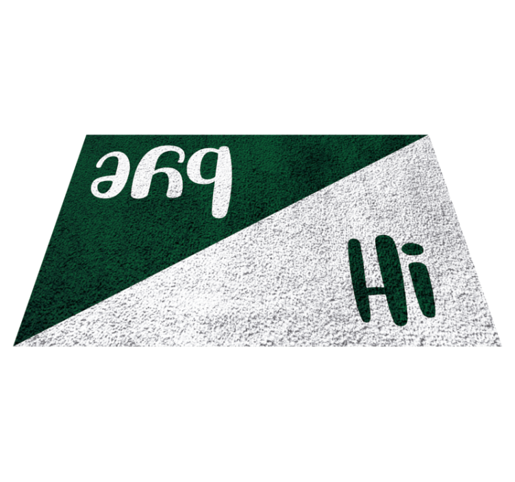 Tapis vinyle citation prahs salut salutations - TenStickers