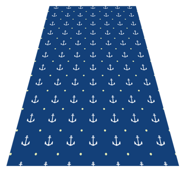 tapis vinyle moderne Ancres - TenStickers