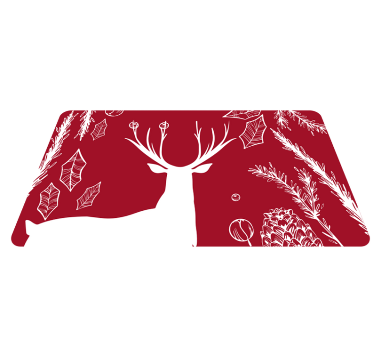 Tapis vinyle animal illustration inspirée de la nature - TenStickers