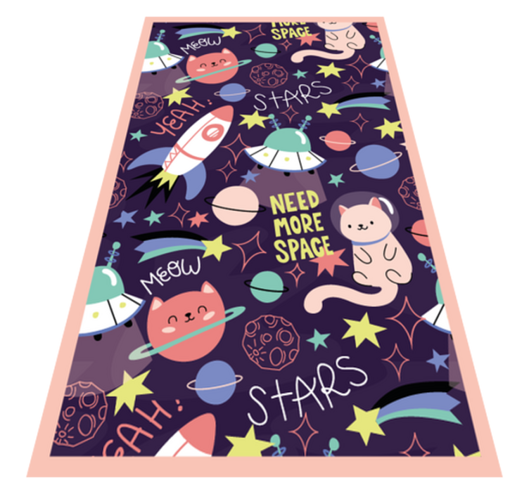 Tapis vinyle pour enfants espace ludique - TenStickers
