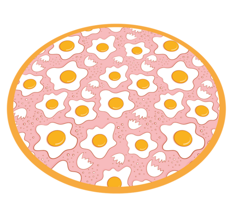 tapis vinyle cuisine Oeufs au plat - TenStickers