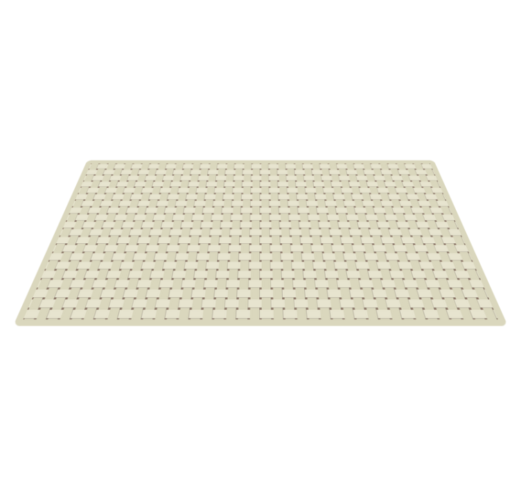 Tapis vinyle texture tissée - TenStickers