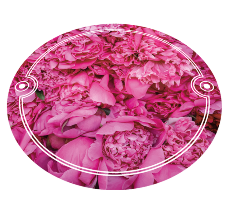 Tapis vinyle fleurs et plantes espace de méditation florale - TenStickers