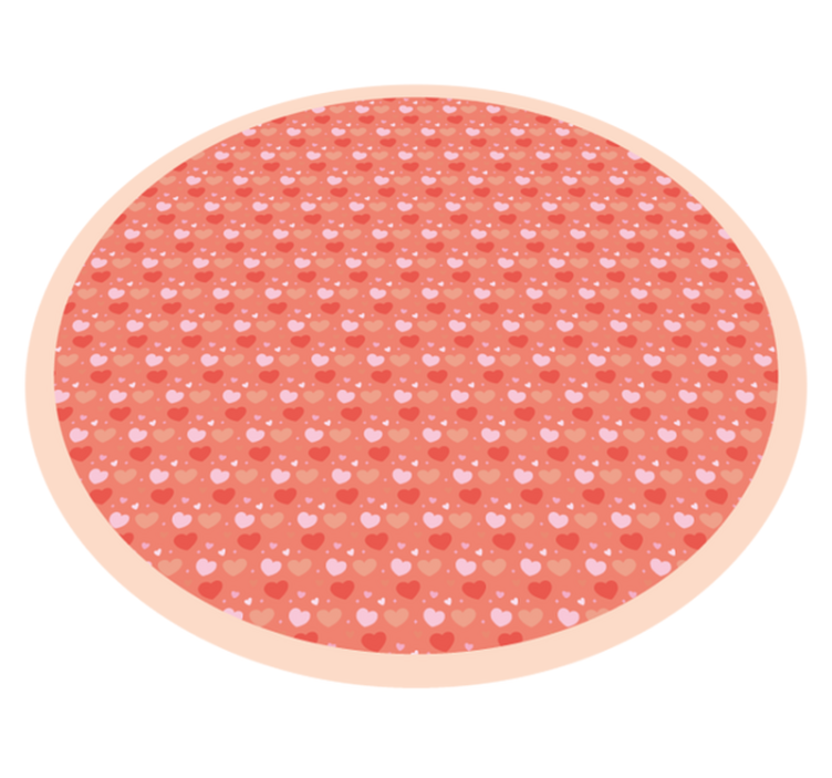 Tapis vinyle chambre bébé cercle à pois - TenStickers