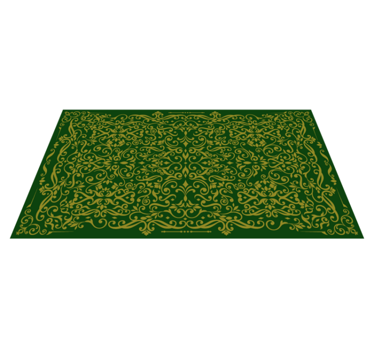 Tapis vinyle texture motif tourbillonnant orné - TenStickers