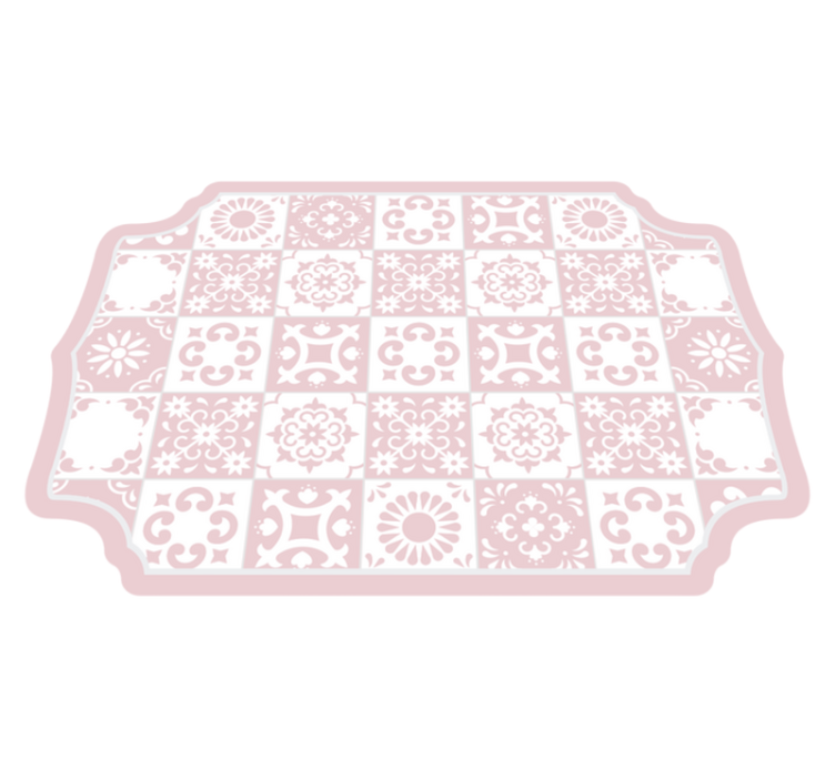Tapis vinyle carreaux de ciment carrelage complexe inspiré - TenStickers