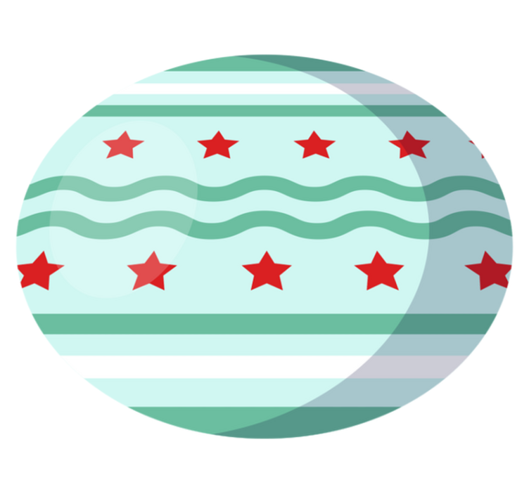 Tapis vinyle étoiles motif aquatique - TenStickers