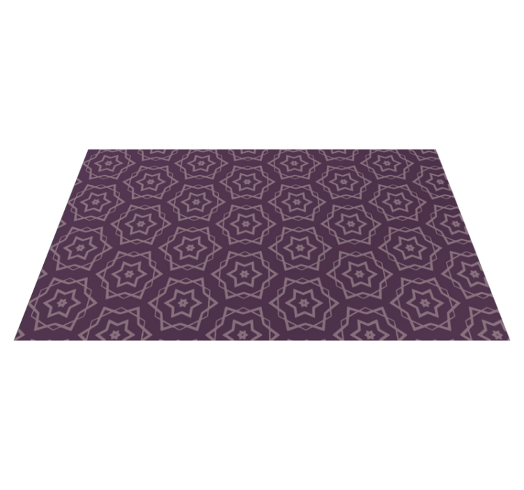 tapis vinyle carreaux Tuiles étoiles - TenStickers