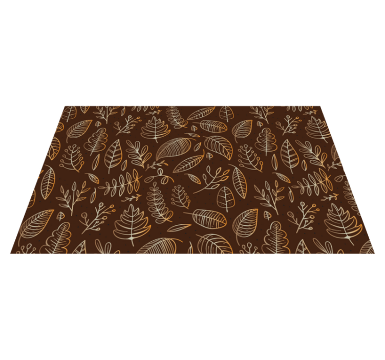 tapis vinyle retro Automne doré - TenStickers