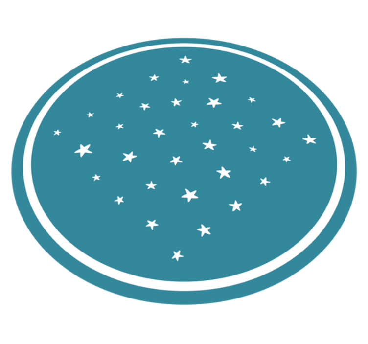 Tapis vinyle étoile motif stellaire - TenStickers