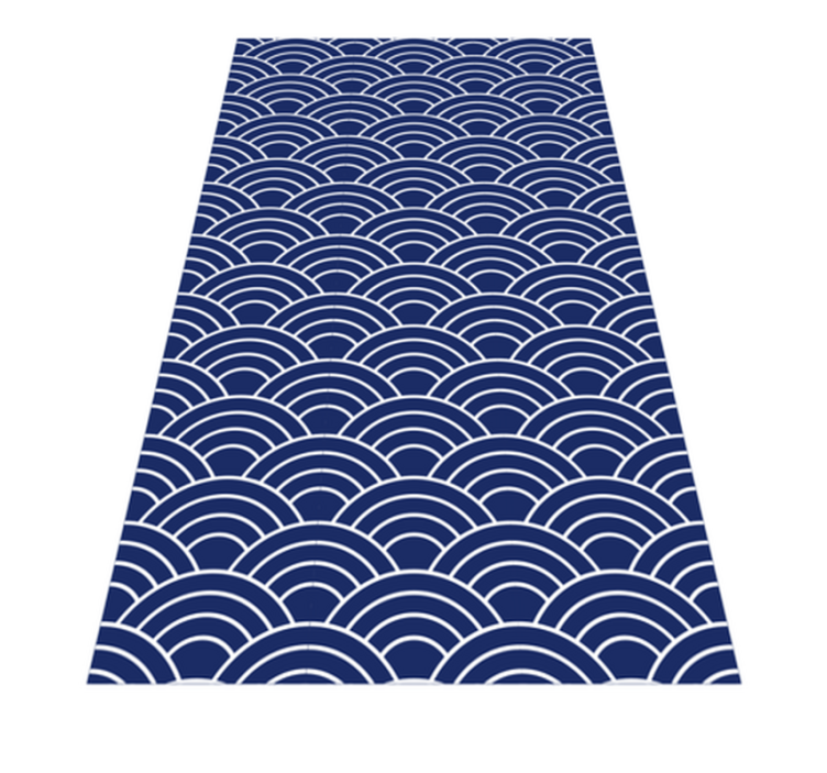 Tapis vinyle design oriental pour le salon - TenStickers