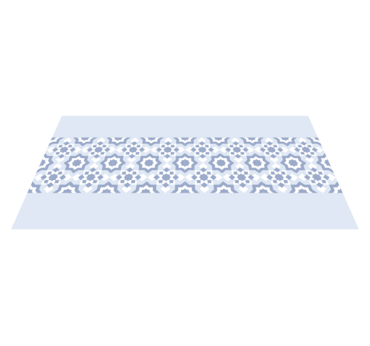 tapis vinyle moderne Tapis mitif hydraulique - TenStickers