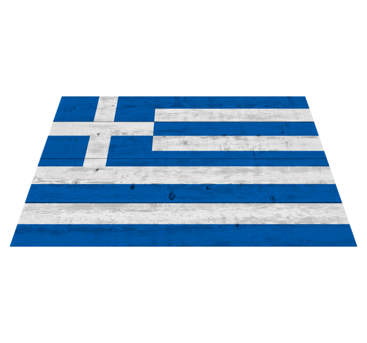 Tapis vinyle texture surface en bois striée - TenStickers