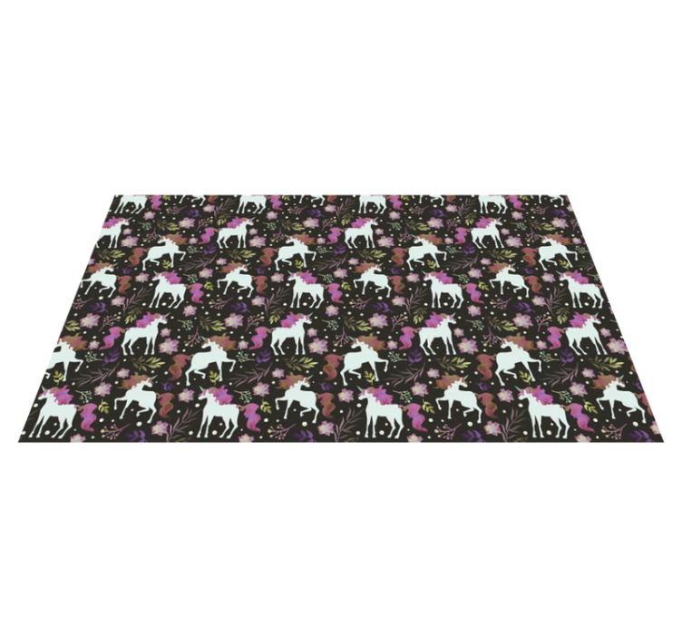 Tapis vinyle autres tapis motif licorne ludique - TenStickers