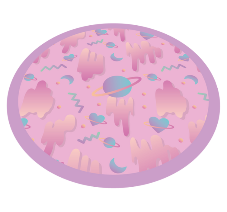 Tapis vinyle chambre bébé récréation planétaire - TenStickers