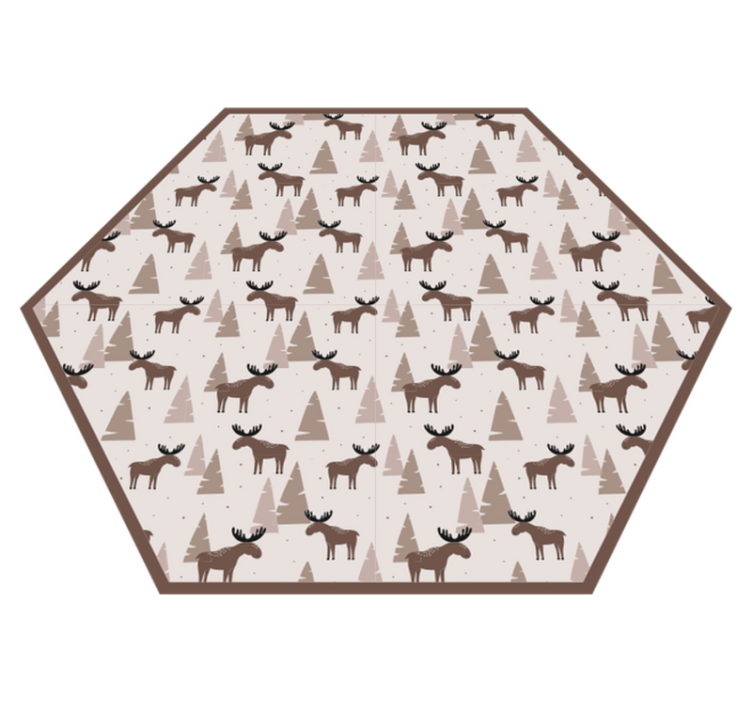 Tapis vinyle autres tapis motif de montagne d'orignal - TenStickers