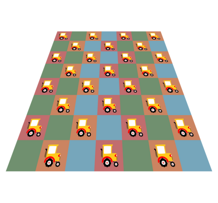 Tapis vinyle autres tapis modèle de tracteur - TenStickers