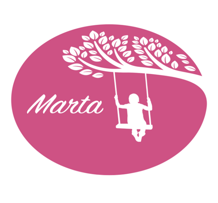 Tapis vinyle personnalisé balançoire personnalisée - TenStickers