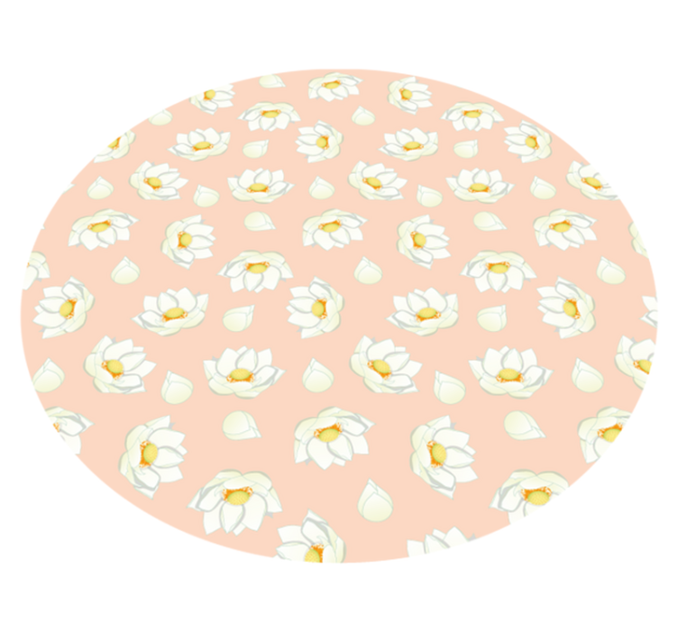 Tapis vinyle fleurs et plantes fleur florale - TenStickers