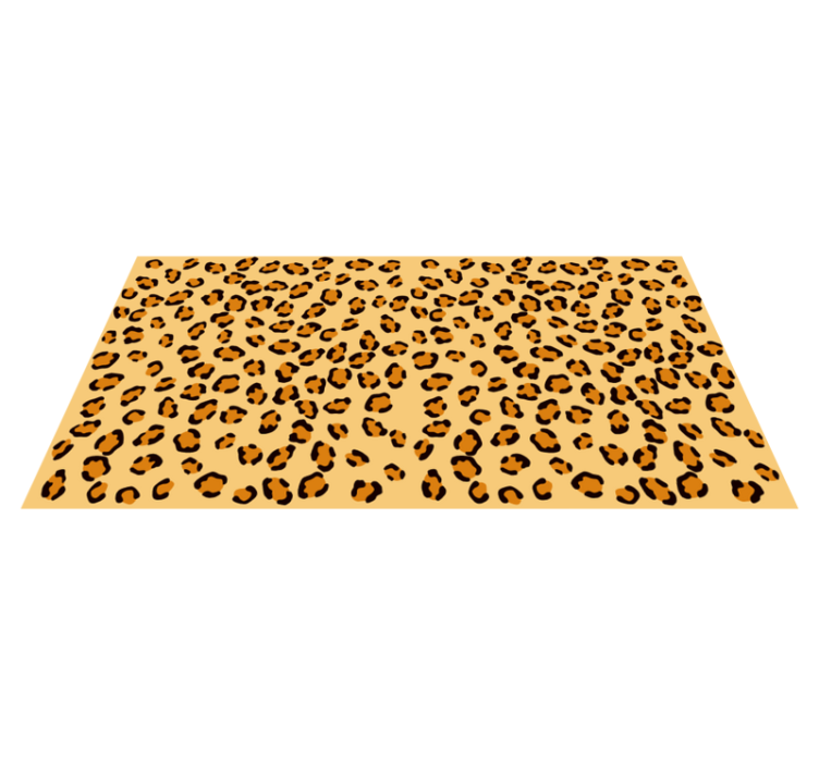 Tapis vinyle chambre Impression de guépard - TenStickers