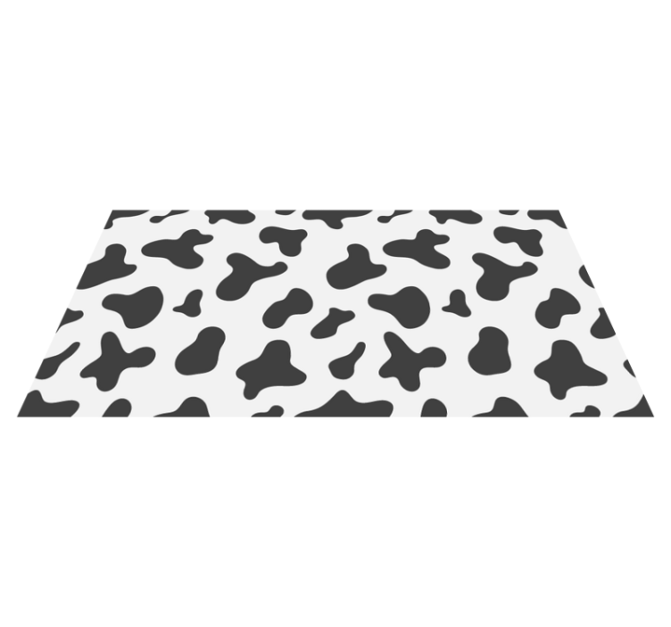 Tapis vinyle chambre Impression de vache - TenStickers