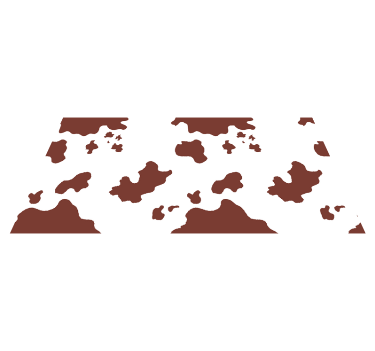 Tapis en vinyle animal en peau de vache - TenStickers