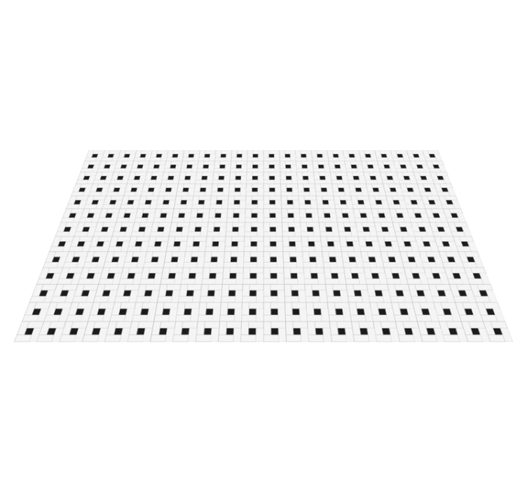 Tapis vinyle cuisine carreaux petits carrés - TenStickers