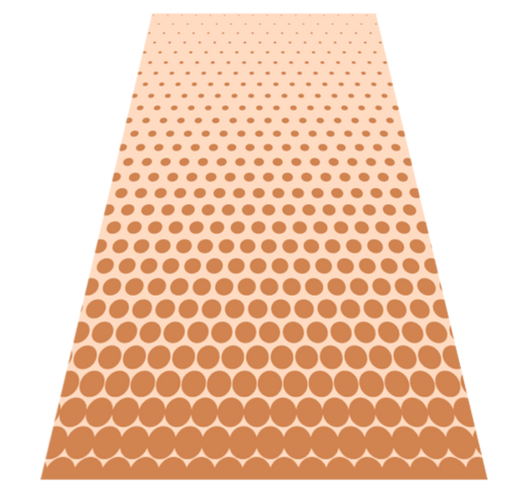 Tapis vinyle Points de couleur tombant - TenStickers