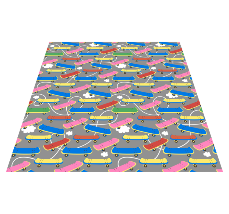 Tapis vinyle autres tapis modèle de planche à roulettes - TenStickers