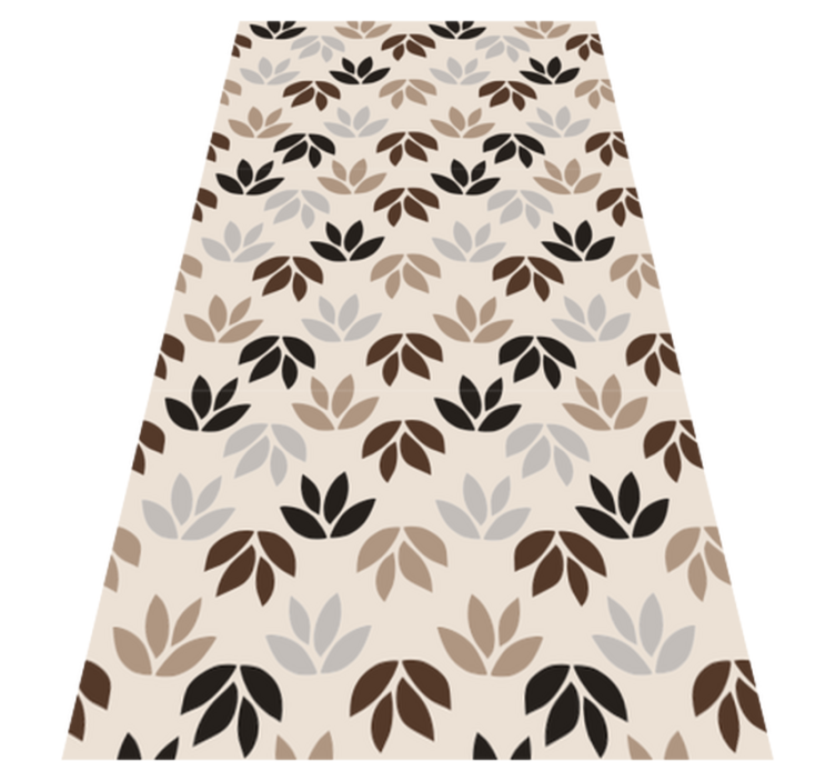 Tapis vinyle fleurs et plantes thème de motif floral - TenStickers