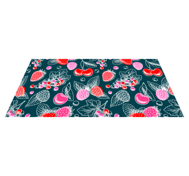 Tapis vinyle cuisine illustration d'un tableau de fruits - TenStickers