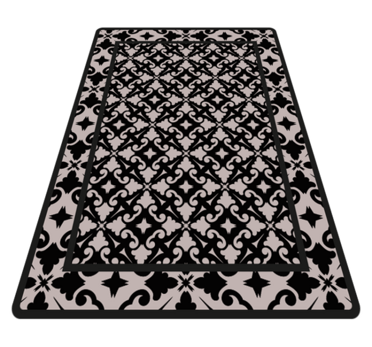 Tapis vinyle vintage carreaux de ciment Beija - TenStickers