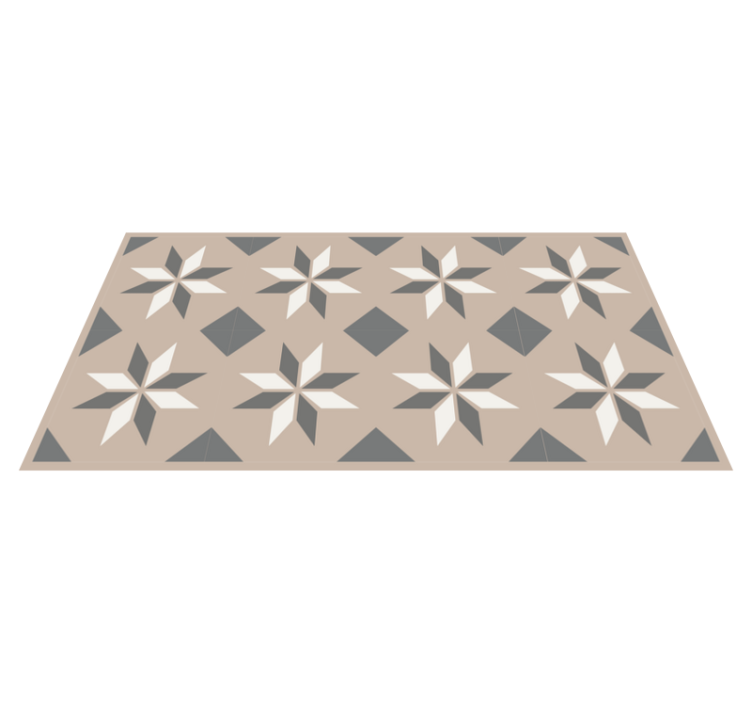 Tapis vinyle carreaux Tapis de vinyle gothique caro - TenStickers