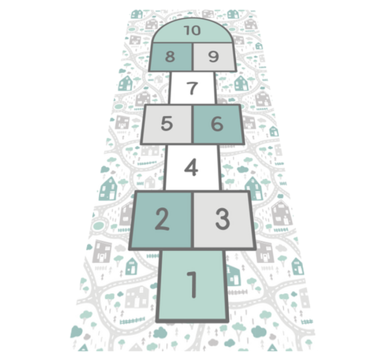 Tapis de jeu Terrain de jeu pour les enfants - TenStickers