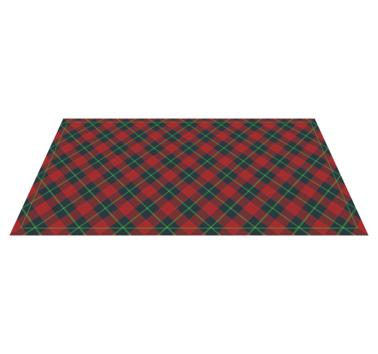 Tapis vinyle retro Tartan écossais - TenStickers
