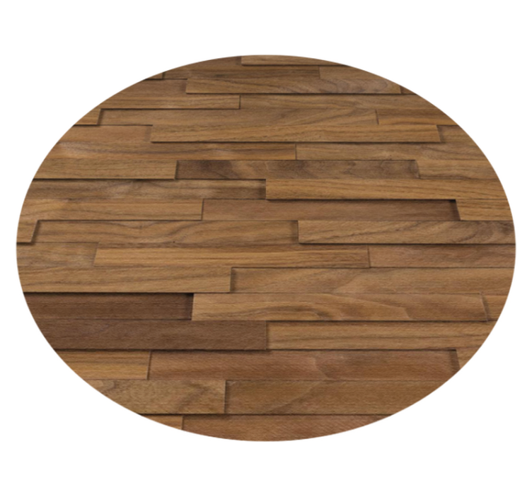 Tapis vinyle en bois Texture effet 3d planche de bois - TenStickers