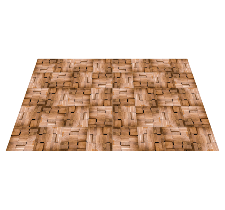 Tapis vinyle en bois Planche de bois noyer américain - TenStickers