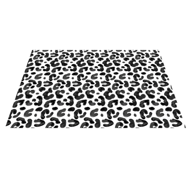 Tapis vinyle animal esthétique à motifs léopard - TenStickers