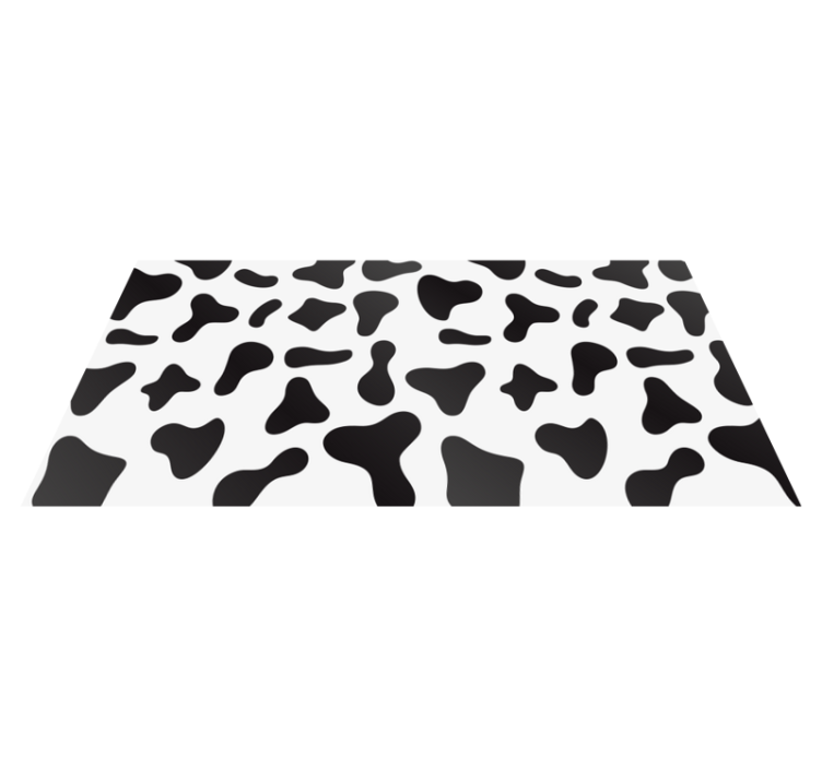 Tapis vinyle animal Impression de vache - TenStickers