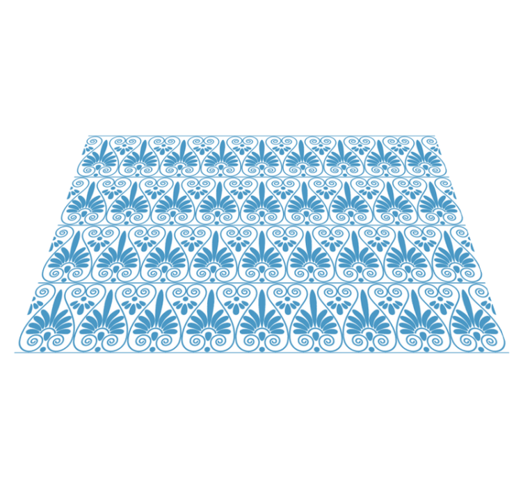 Tapis vinyle carreaux Carreaux de style grec - TenStickers