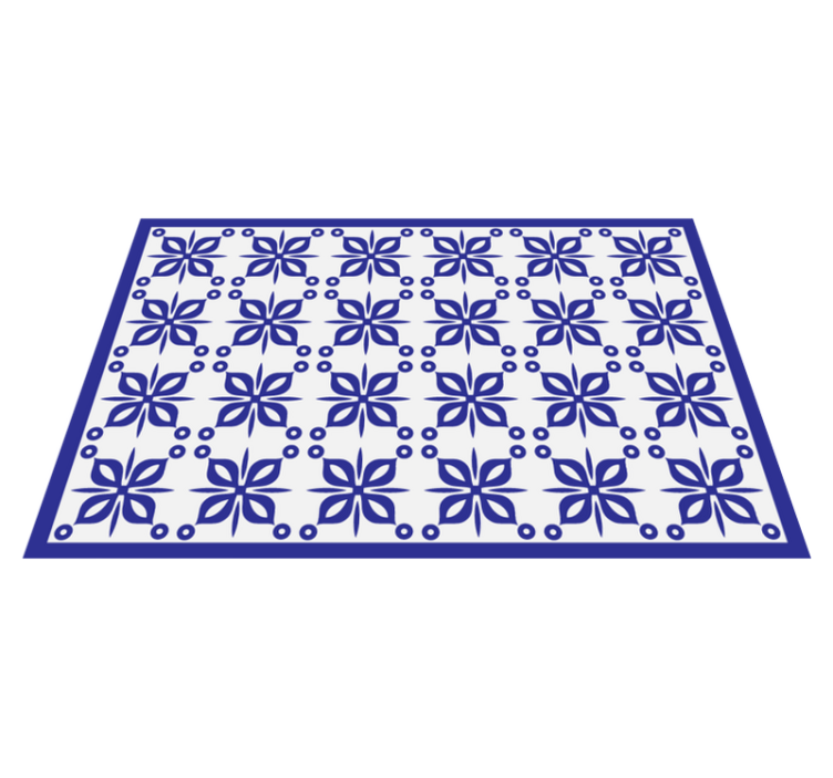 Tapis vinyle carreaux Formes grecques - TenStickers