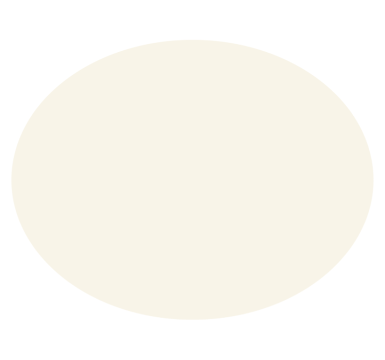 Tapis vinyle rond crème douce - TenStickers