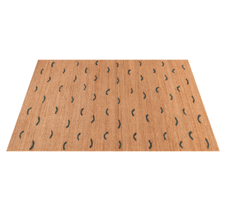 tapis vinyle rectangulaire Vagues tissées - TenStickers