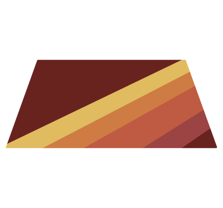 Tapis vinyle minimaliste motif rayé vibrant - TenStickers